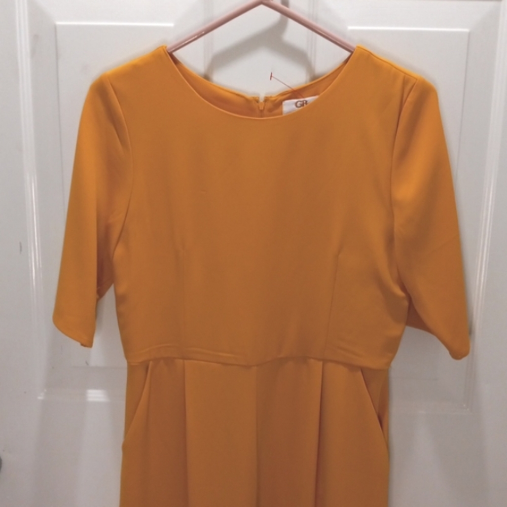 GB Girls Sz 16  Mustard Jumpsuit, Wide legs, & pockets.              LAST CHANCE